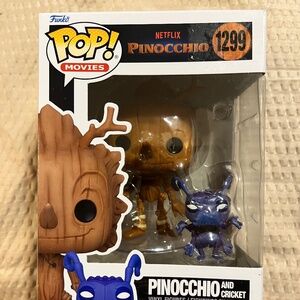 Funko pop Pinocchio and Cricket figure 1299